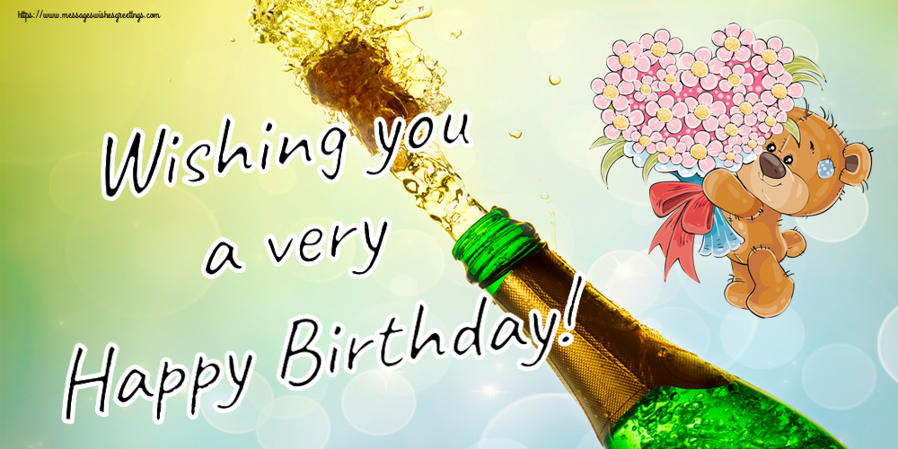Greetings Cards for Birthday - Wishing you a very Happy Birthday! - messageswishesgreetings.com