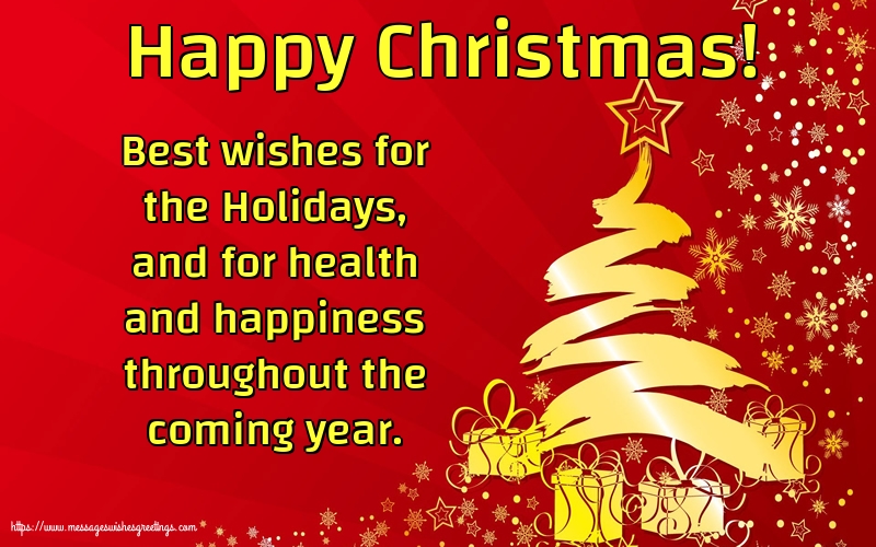 Greetings Cards for Christmas - Happy Christmas! - messageswishesgreetings.com