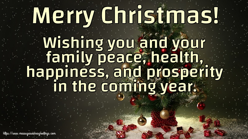 Greetings Cards for Christmas - Merry Christmas! - messageswishesgreetings.com