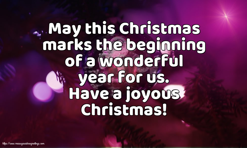 Greetings Cards for Christmas - Have a joyous Christmas! - messageswishesgreetings.com