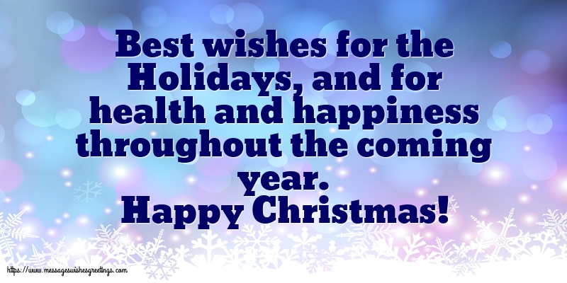 Greetings Cards for Christmas - Happy Christmas! - messageswishesgreetings.com