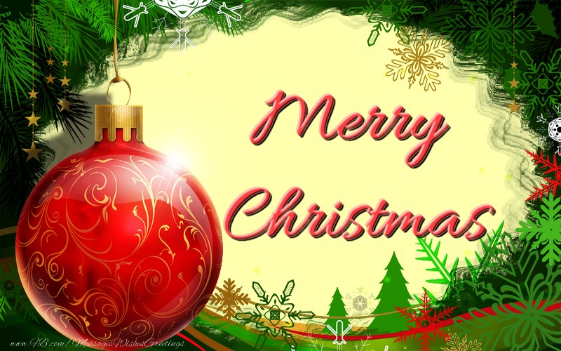 Greetings Cards for Christmas - Merry Christmas - messageswishesgreetings.com