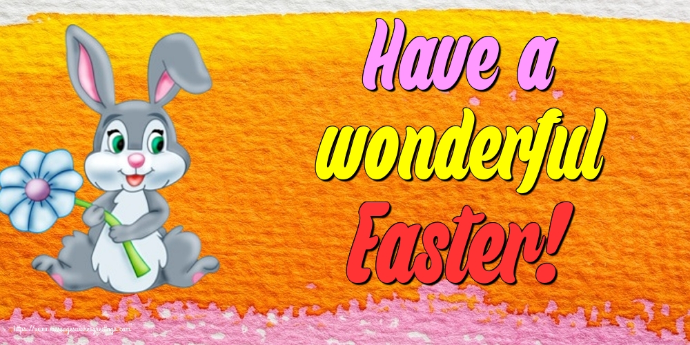 Have a wonderful Easter!
