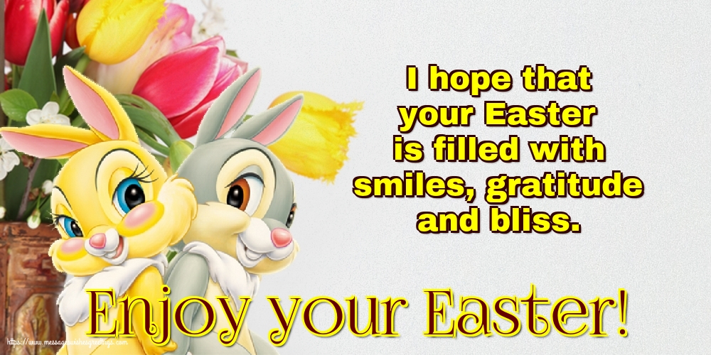 Enjoy your Easter!