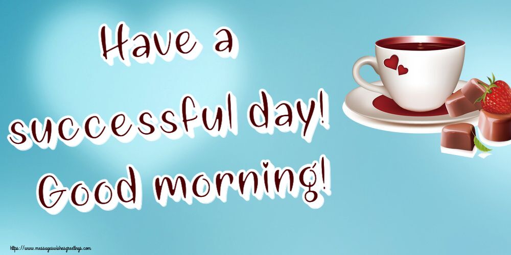 Greetings Cards for Good morning - Have a successful day! Good morning! - messageswishesgreetings.com