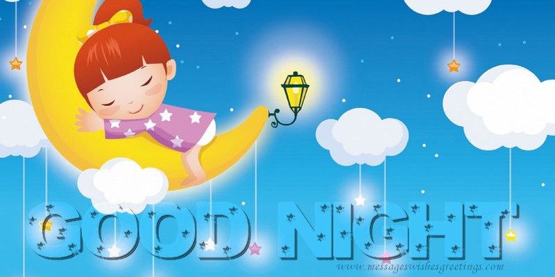 Popular greetings cards for Good night - Good night