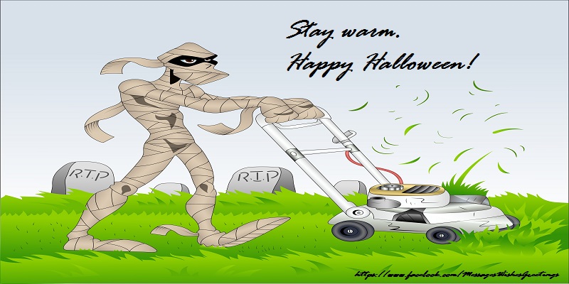 Greetings Cards for Halloween - Stay warm. Happy Halloween! - messageswishesgreetings.com