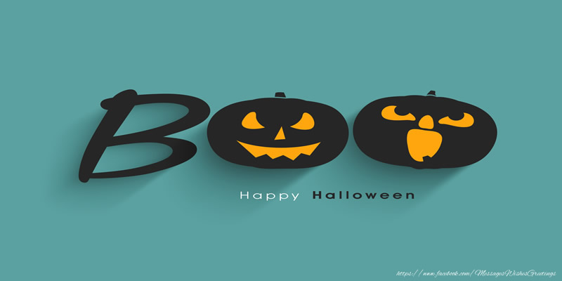 Greetings Cards for Halloween - Boo Happy Halloween! - messageswishesgreetings.com