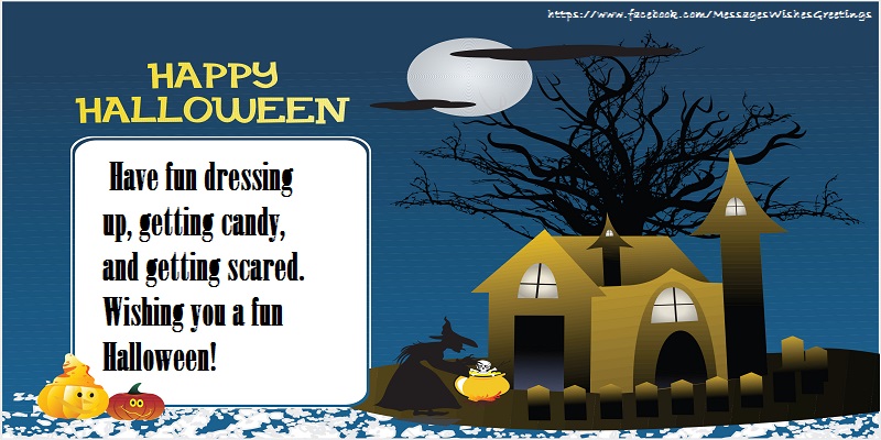 Greetings Cards for Halloween - Wishing you a fun Halloween! - messageswishesgreetings.com