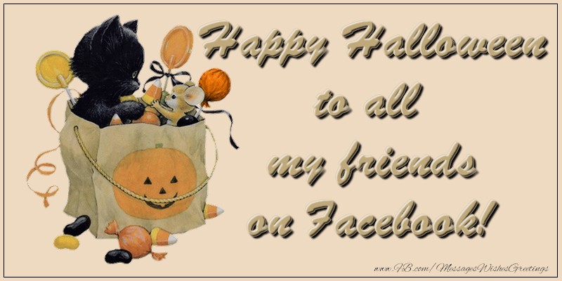 Happy Halloween to all my friends on facebook!