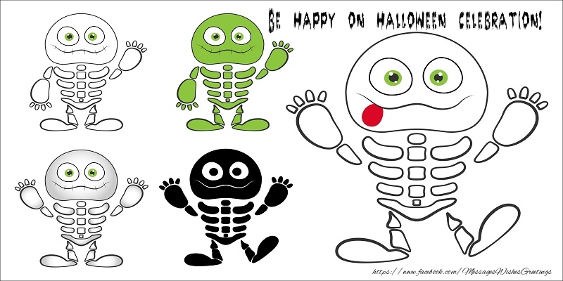 Greetings Cards for Halloween - Be happy on halloween celebration! - messageswishesgreetings.com