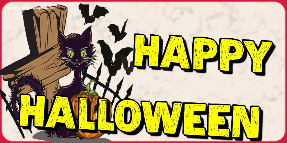 Greetings Cards for Halloween - Happy Halloween - messageswishesgreetings.com