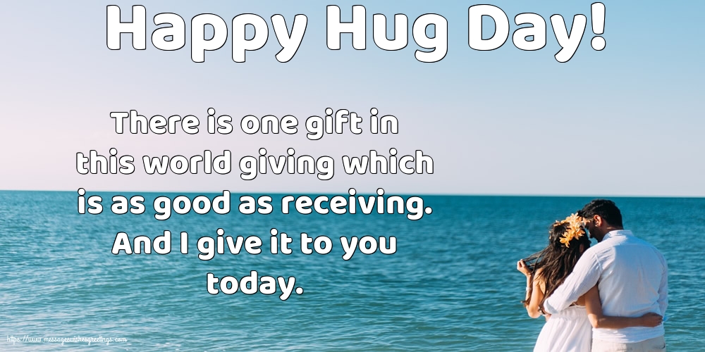 Happy Hug Day!