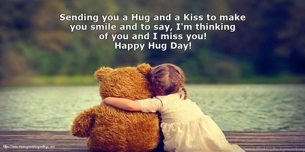 Greetings Cards for Hug Day - Happy Hug Day! - messageswishesgreetings.com