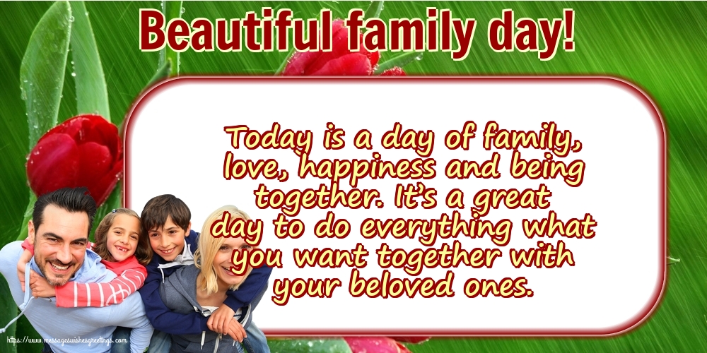 15 May - Beautiful family day!