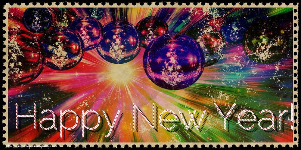 Greetings Cards for New Year - Happy New Year! - messageswishesgreetings.com