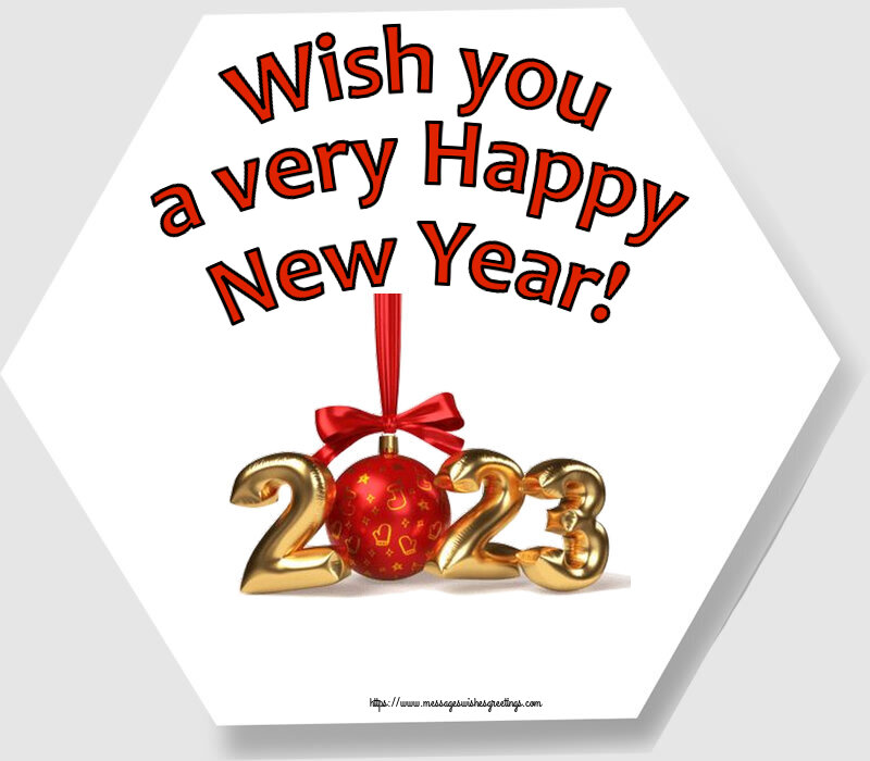 Wish you a very Happy New Year!