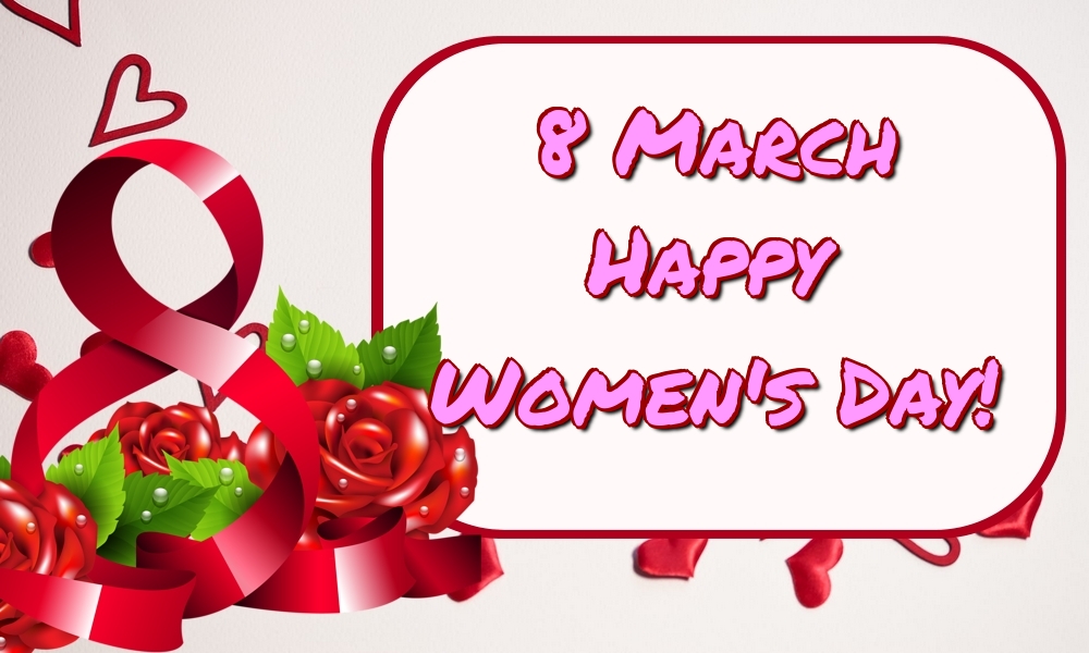 Greetings Cards for Women's Day - 8 March Happy Women's Day! - messageswishesgreetings.com