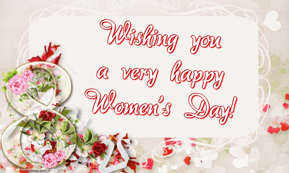 Greetings Cards for Women's Day - Wishing you a very happy Women's Day! - messageswishesgreetings.com