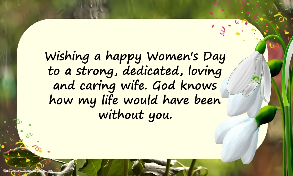 Women's Day Wishing a happy Women's Day