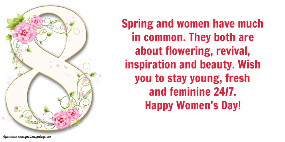 Greetings Cards for Women's Day - Happy Women's Day! - messageswishesgreetings.com