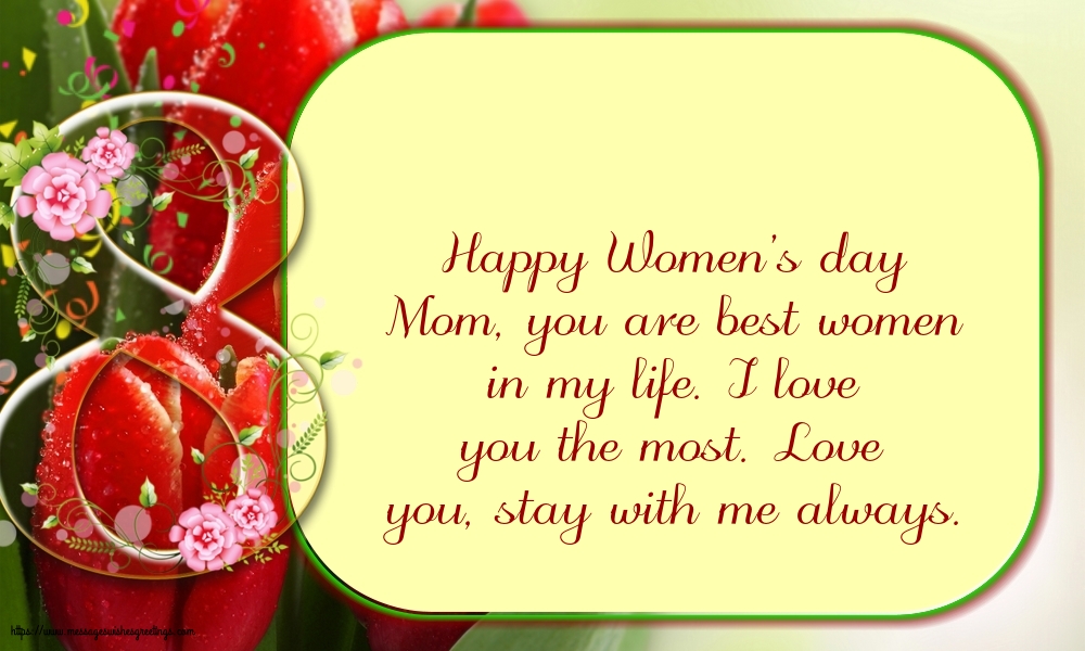Happy Women's day Mom