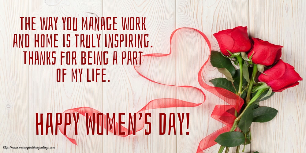 Greetings Cards for Women's Day - Happy Women’s Day! - messageswishesgreetings.com