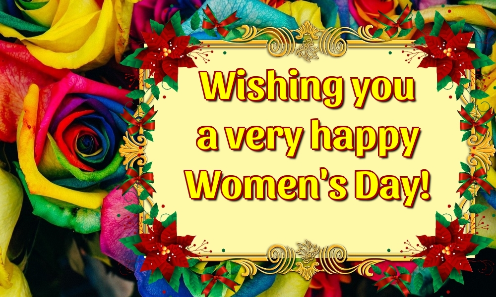 Greetings Cards for Women's Day - Wishing you a very happy Women's Day! - messageswishesgreetings.com