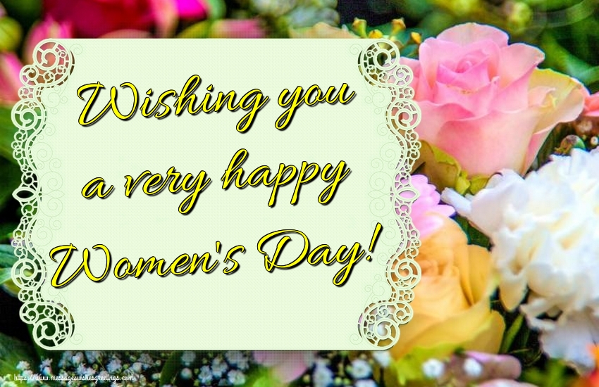 Greetings Cards for Women's Day - Wishing you a very happy Women's Day! - messageswishesgreetings.com