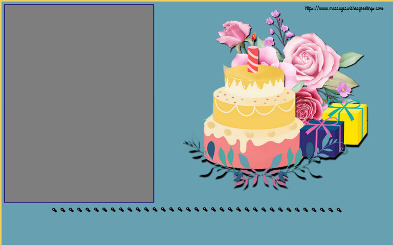 Custom Greetings Cards for Birthday - 🎂 ... - Photo Frame