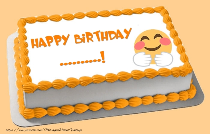 Custom Greetings Cards for Birthday - 🎂 Happy Birthday ...! Cake