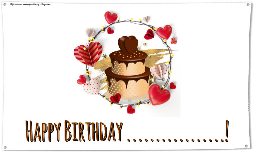 Custom Greetings Cards for Birthday - Cake | Happy Birthday ...!