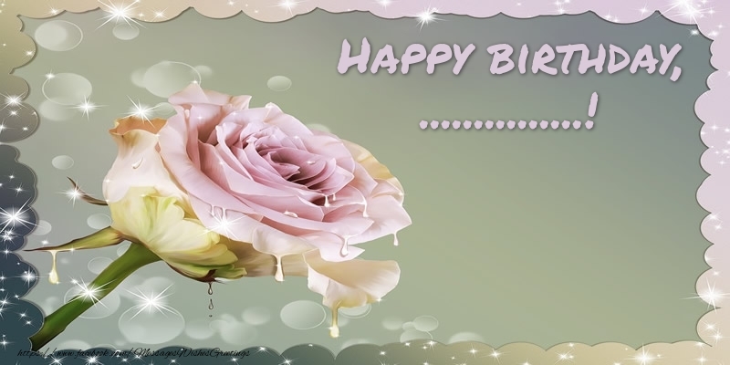 Custom Greetings Cards for Birthday - Roses | Happy birthday, ...