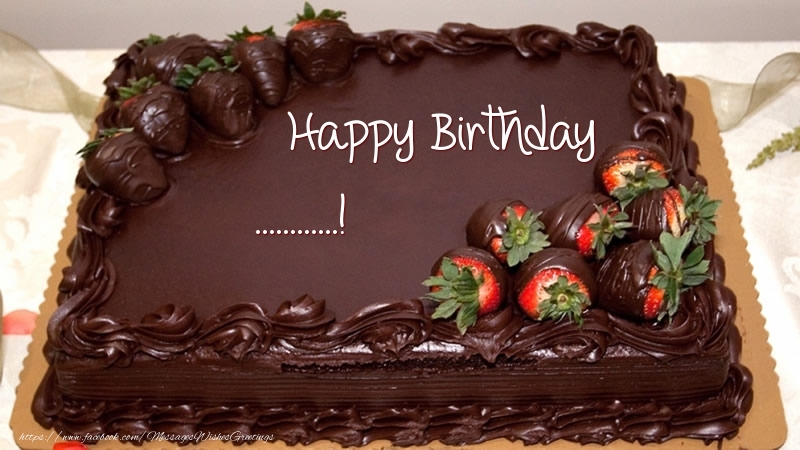 Custom Greetings Cards for Birthday - 🎂 Happy Birthday ...! - Cake