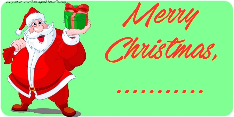 Custom Greetings Cards for Christmas - Santa Claus | Merry Christmas, ...
