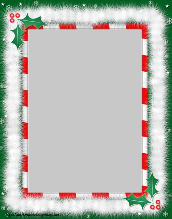 Custom Greetings Cards for Christmas - Photo Frame