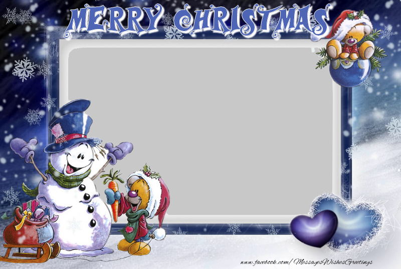 Custom Greetings Cards for Christmas - Merry Christmas