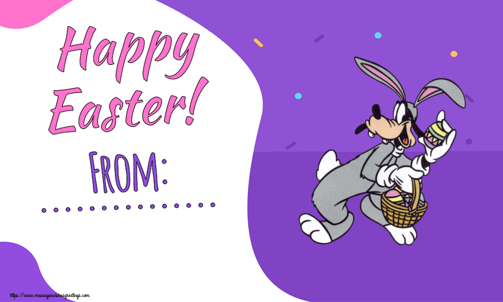 Custom Greetings Cards for Easter - Happy Easter! From: ...