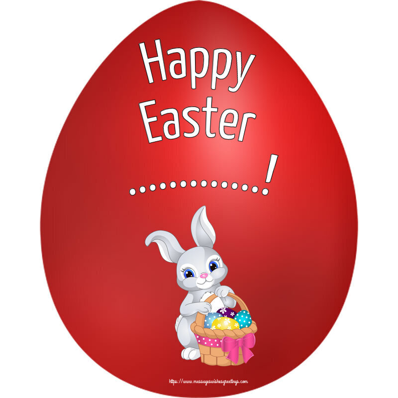 Custom Greetings Cards for Easter - Happy Easter ...!