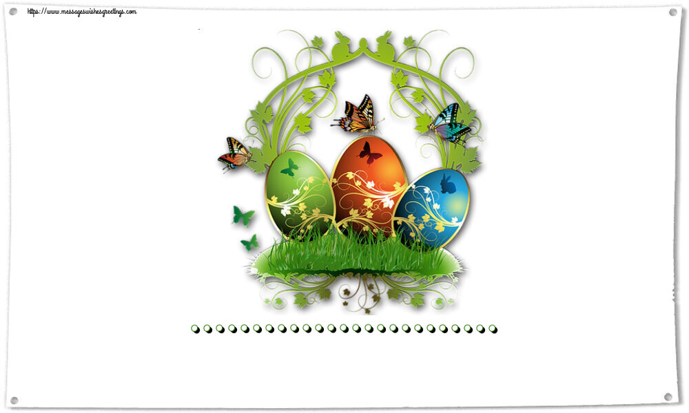 Custom Greetings Cards for Easter - Eggs | ...