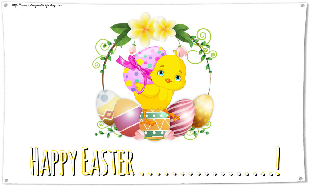 Custom Greetings Cards for Easter - Chicken | Happy Easter ...!
