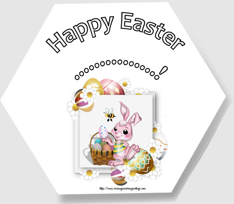 Custom Greetings Cards for Easter - Rabbit | Happy Easter ...!
