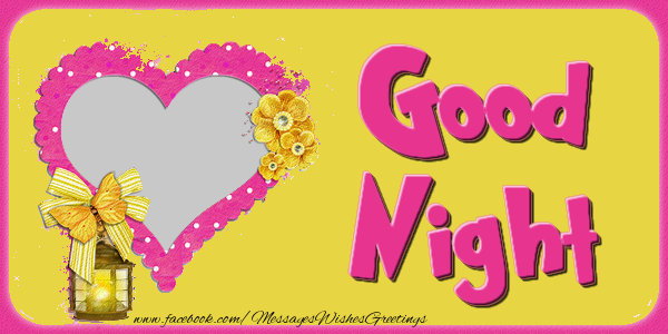 Custom Greetings Cards for Good night - Good Night