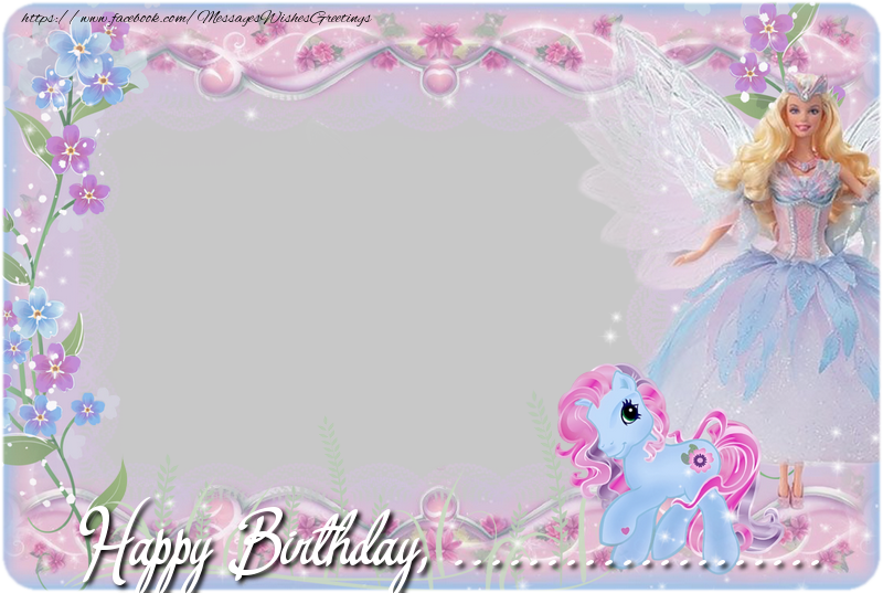 Custom Greetings Cards for kids - Happy Birthday, ...!