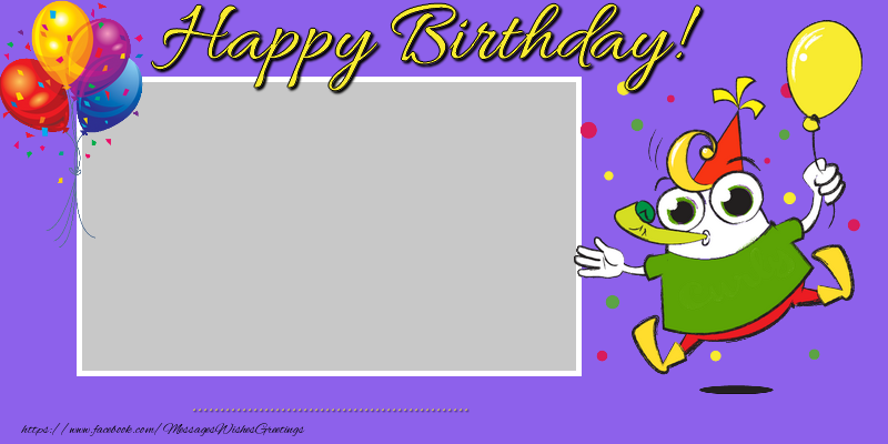 Custom Greetings Cards for kids - Happy Birthday ...!