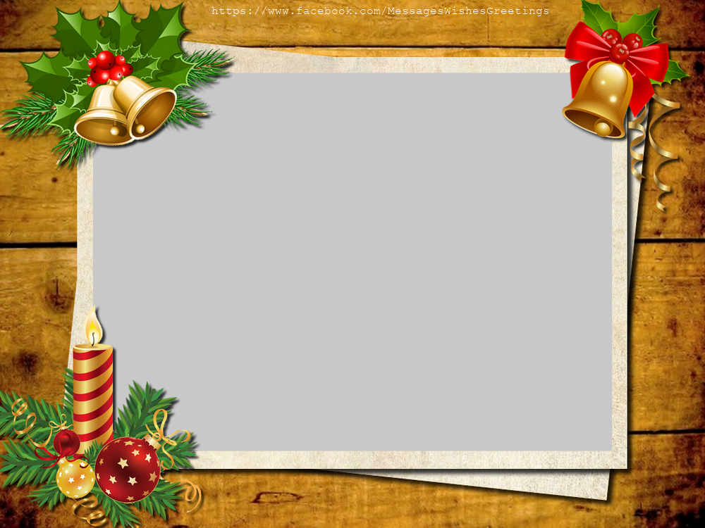 Custom Greetings Cards with Photo - Christmas photo frame