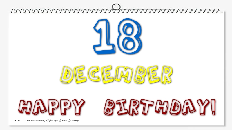 18 December - Happy Birthday!