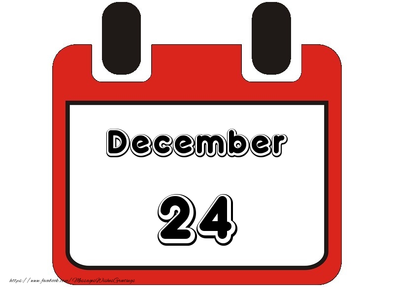 Greetings Cards of 24 December - December 24