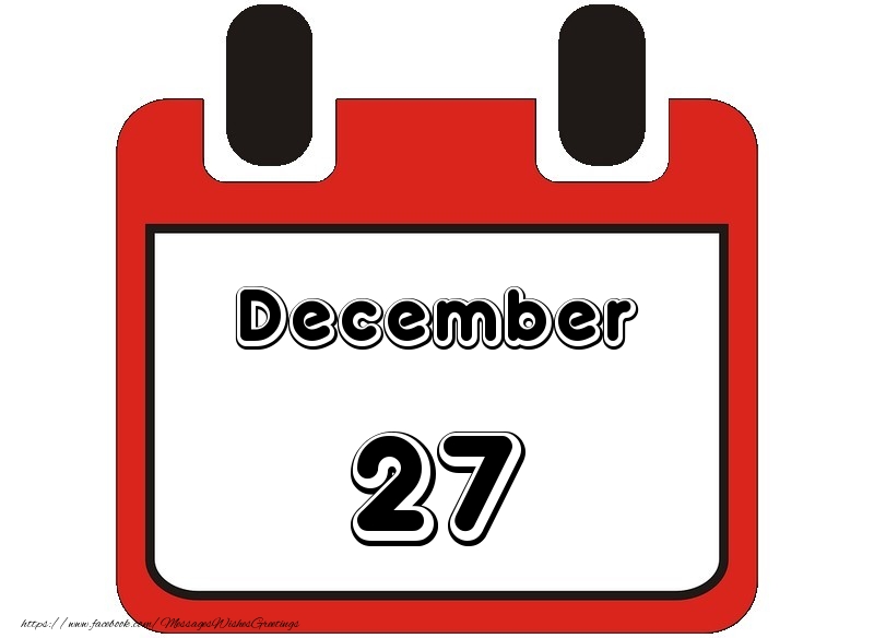 Greetings Cards of 27 December - December 27