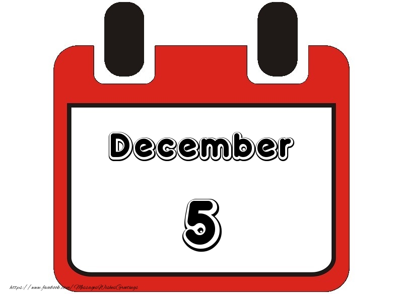 Greetings Cards of 5 December - December 5